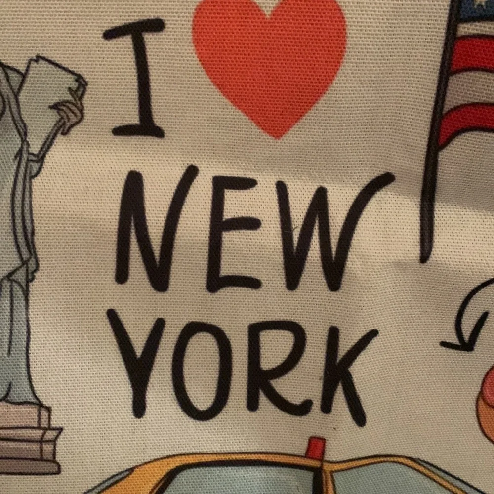 New 16x15.5 Rare find double sided NYC satchel🥳🥳❌ - Picture 3 of 7